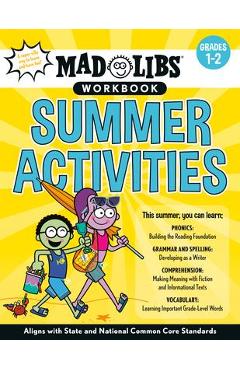 Coperta cărții 'Mad Libs Workbook: Summer Activities: World's Greatest Word Game - Catherine Nichols'