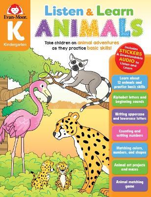 Listen and Learn: Animals, Grade K - Evan-moor Educational Publishers