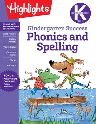 Kindergarten Phonics and Spelling Learning Fun Workbook - Highlights Learning