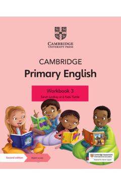 Cambridge Primary English Workbook 3 with Digital Access (1 Year) - Sarah Lindsay