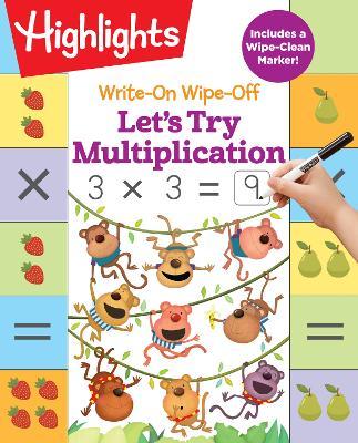 Write-On Wipe-Off Let's Try Multiplication - Highlights Learning