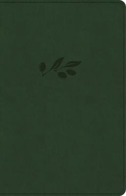 NASB Large Print Personal Size Reference Bible, Olive Leathertouch - Holman Bible Publishers