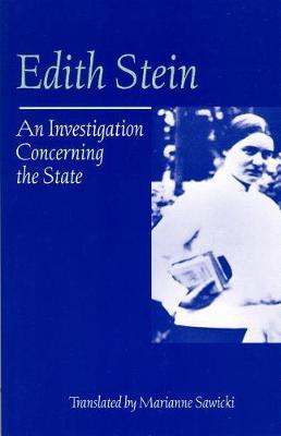 An Investigation Concerning the State - Marianne Sawicki