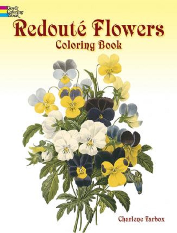Redoute Roses Colouring Book - Charlene Tarbox