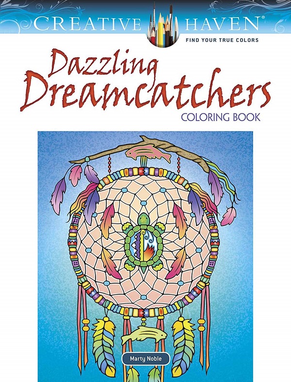 Creative Haven Dazzling Dreamcatchers Coloring Book - Marty Noble