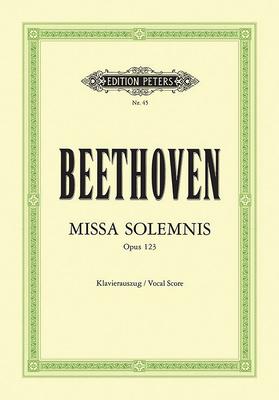 Missa Solemnis in D Op. 123 (Vocal Score) - Ludwig Van Beethoven