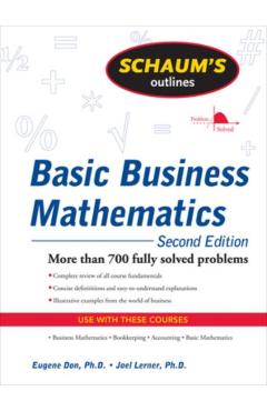 Schaum's Outline of Basic Business Mathematics - Eugene Don