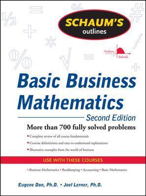 Schaum's Outline of Basic Business Mathematics - Eugene Don