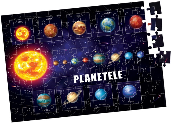 Planetele. Puzzle 104 piese