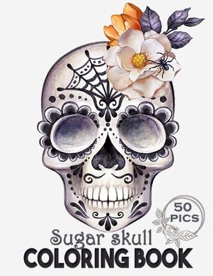 Sugar Skull Coloring Book: Intricate Gothic Skull Designs for Adults and Teens - Printz