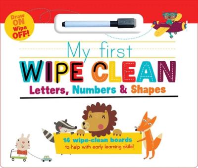 My First Wipe Clean: Letters, Numbers & Shapes - Little Genius Books