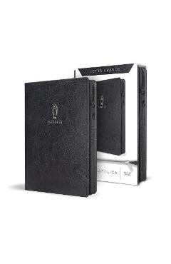 Poza produsului La Biblia Católica Letra Y Tamaño Grande. Símil Piel Negra, Cremallera / Catholi C Bible Black Leathersoft with Zipper - Biblia De América