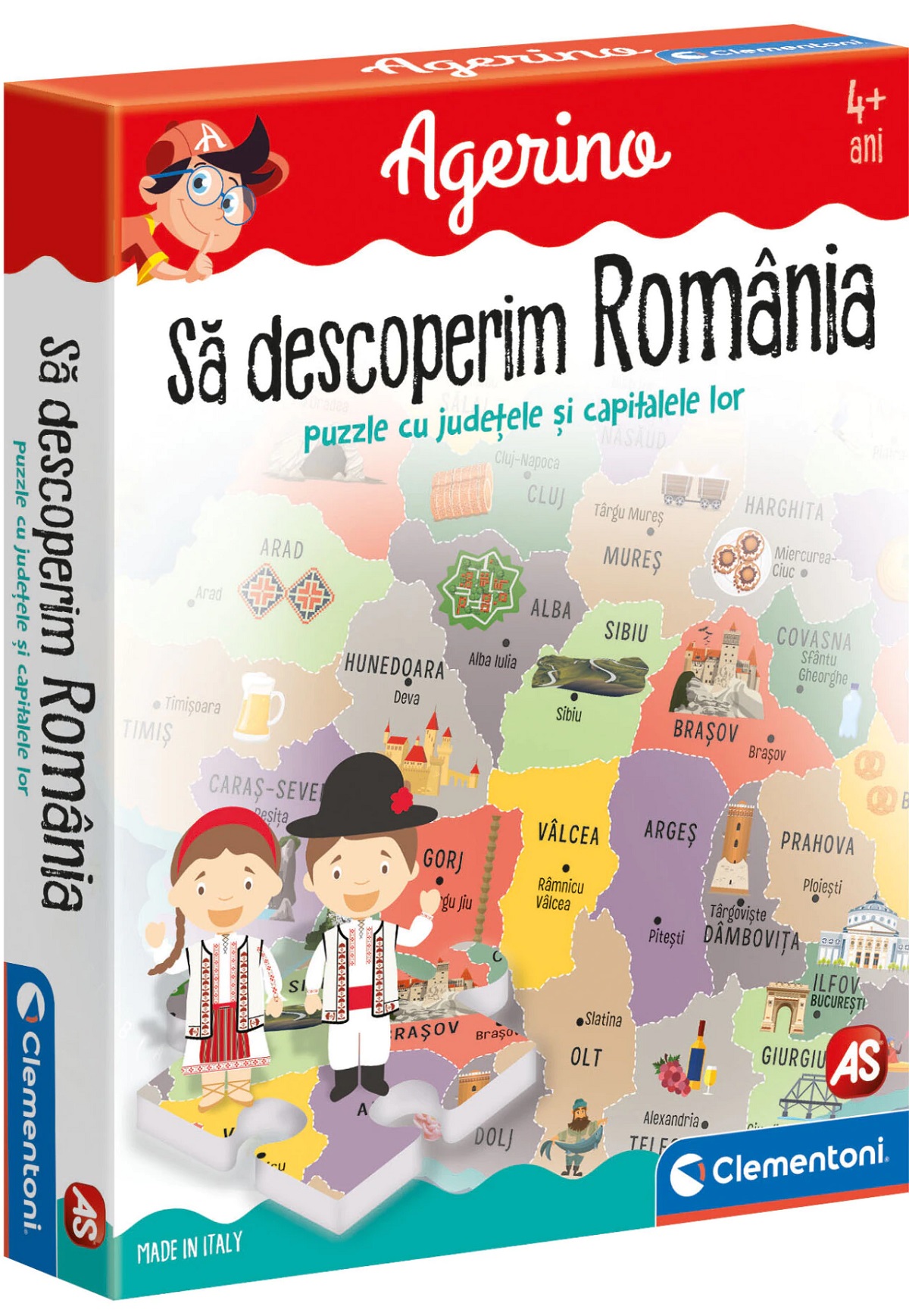 Joc educativ Agerino: Sa descoperim Romania