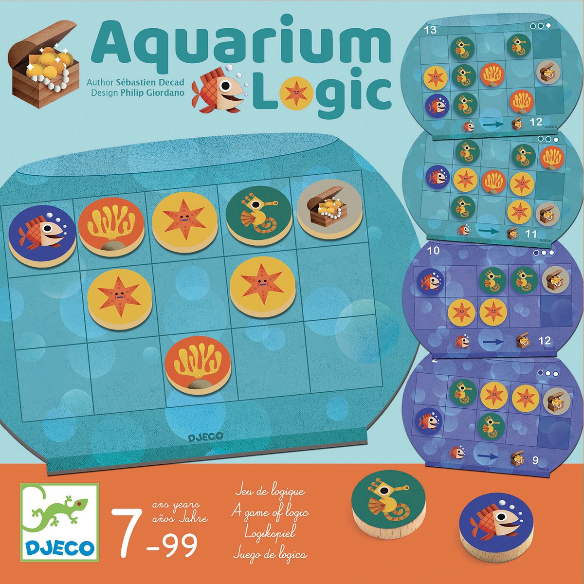 Joc de logica. Aquarium logic