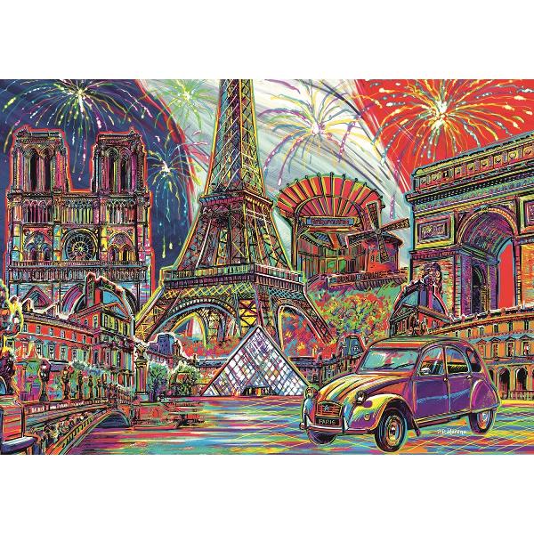 Puzzle 1000. Culorile Parisului