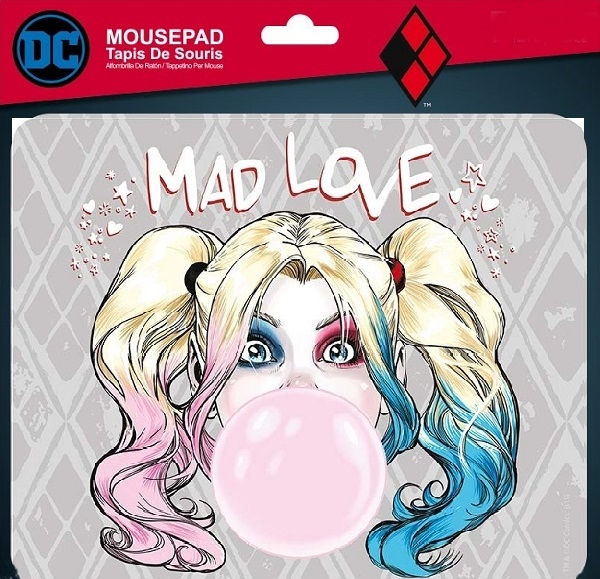 Mousepad flexibil: Harley Quinn, Mad Love. DC Comics