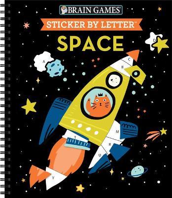 Brain Games - Sticker by Letter: Space - Publications International Ltd