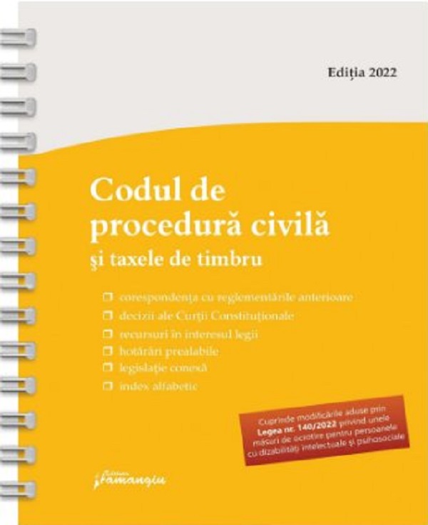 Codul de procedura civila si taxele de timbru Act. 29 mai 2022