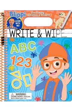 Blippi: Write and Wipe - Editors Of Studio Fun International