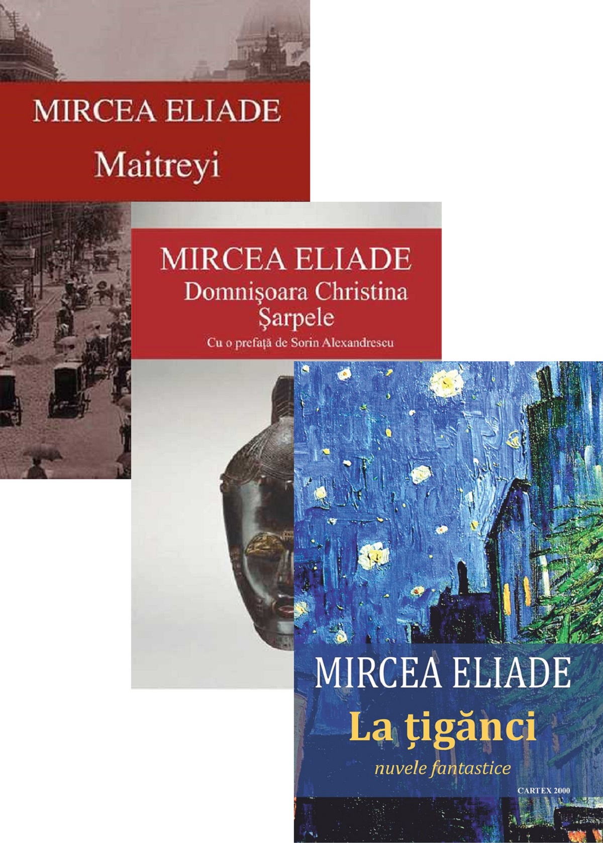 Pachet: Maitreyi + Domnisoara Christina. Sarpele + La tiganci - Mircea Eliade