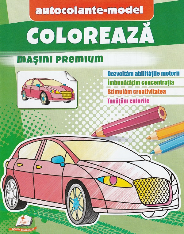 Coloreaza masini premium. Autocolante model