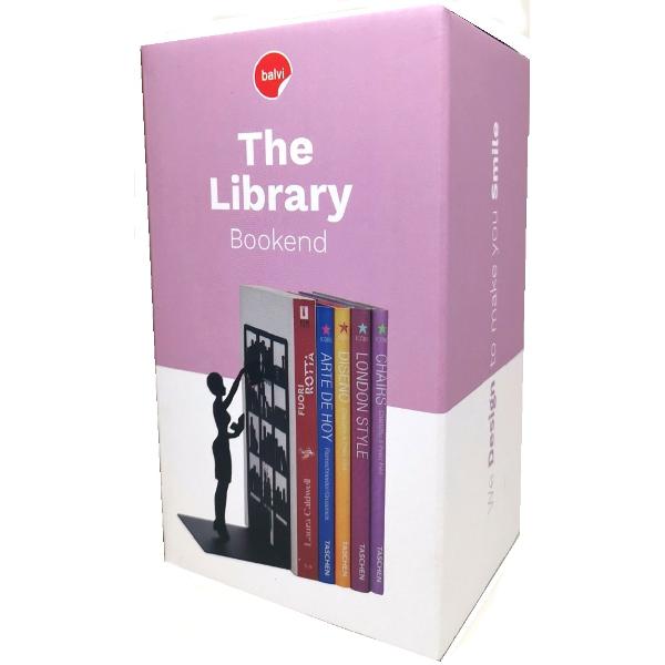 Suport lateral carti: The Library