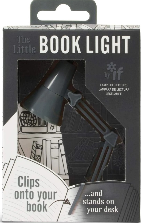 Mini lampa pentru citit. Gri