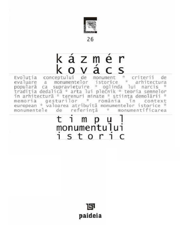Timpul monumentului istoric - Kazmer Kovacs