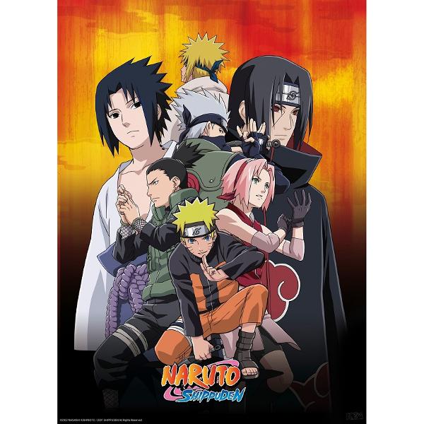Set 2 postere: Ninjas. Naruto Shippuden