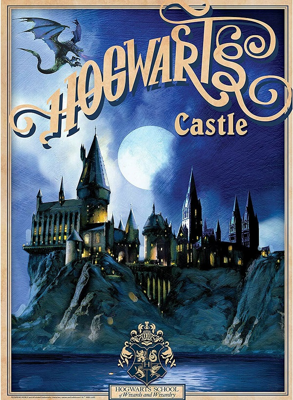 Set 2 postere: Retro Hogwarts. Harry Potter