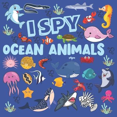 I Spy Ocean Animals: A Fun Searching Game and Activity Book For Kids Ages 2-5, Gift For Toddlers And Preschoolers (Cute And Fun Sea Creatur - Limoz Sketching