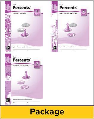 Key to Percents, Books 1-3 Set - Mcgraw Hill