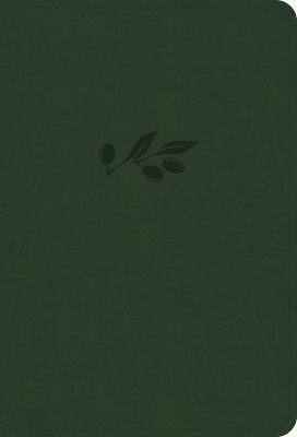 NASB Large Print Compact Reference Bible, Olive Leathertouch - Holman Bible Publishers