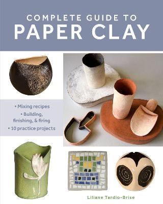 Coperta cărții 'Complete Guide to Paper Clay: Mixing Recipes; Building, Finishing and Firing; 10 Practice Projects - Liliane'
