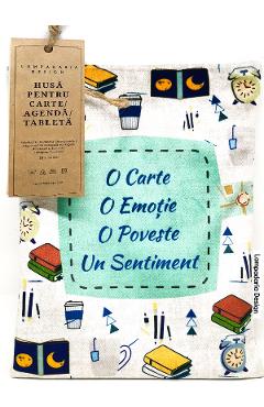 Imaginea produsului 'Husă pentru carte. Booklovers. Blue XL'