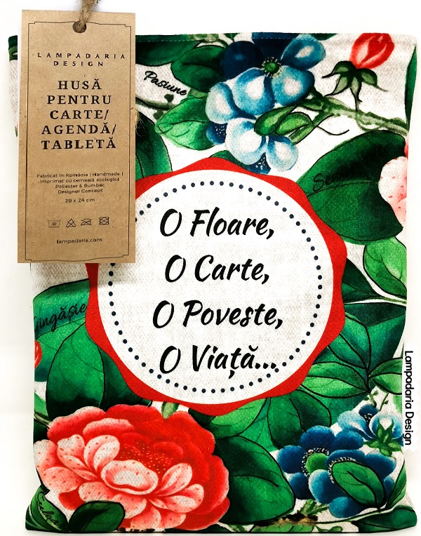 Husa pentru carte: Florala XL