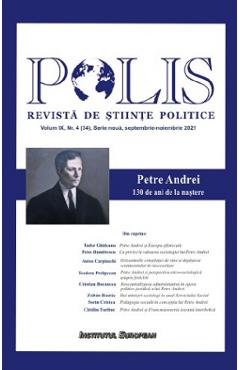 Poza produsului Polis Vol.9 Nr.4 (34) Serie noua septembrie-noiembrie 2021. Revista de stiinte politice