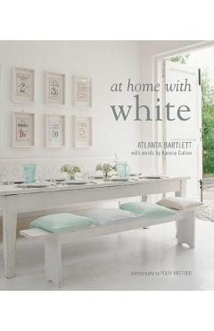 Coperta cărții 'At Home with White - Atlanta Bartlett'