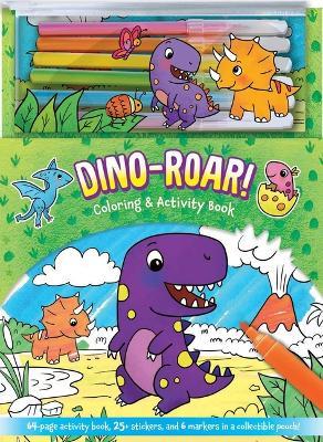 Dino-Roar! Coloring & Activity Book - Editors Of Silver Dolphin Books