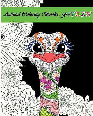 Animal Coloring Books For Teens: Stress Relieving Animal Designs - Five Stars