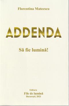 Coperta cărții Addenda - Florentina Mateescu