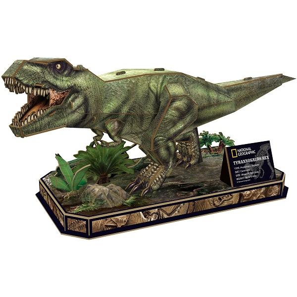 Puzzle 3D 52 piese. Tyrannosaurus Rex 