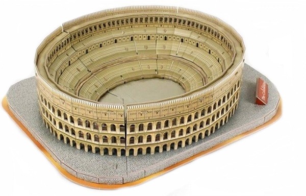 Puzzle 3D 131 piese + brosura. Colosseum