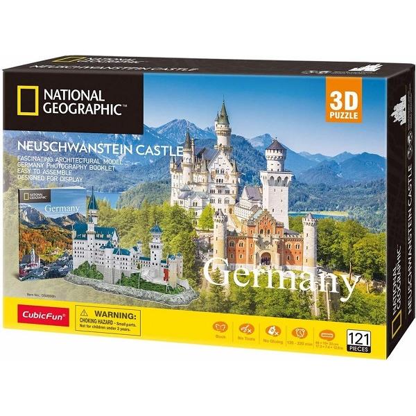 Puzzle 3D + brosura 121 piese. Castelul Neuschwanstein