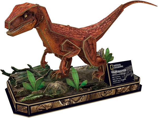 Puzzle 3D 63 piese. Velociraptor
