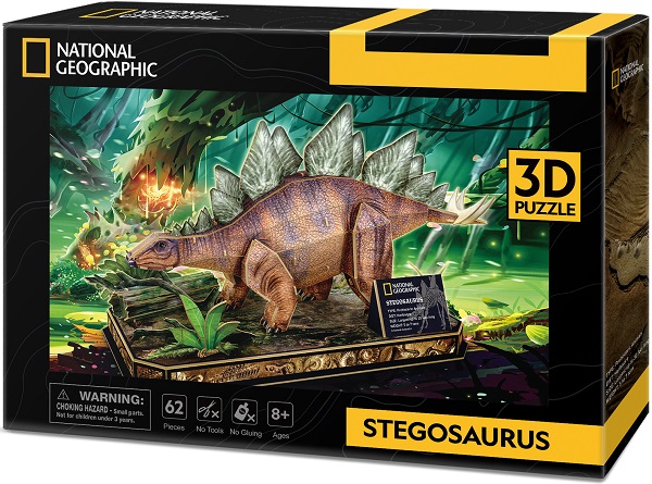 Puzzle 3D 62 piese. Stegosaurus 