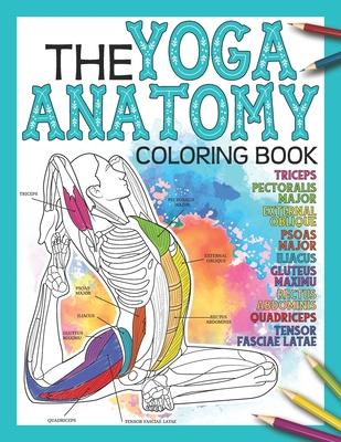 The Yoga Anatomy Coloring Book: An Illustrative & Interactive Way of Learning The Form & Anatomy of Yoga Poses - Ruth Summer