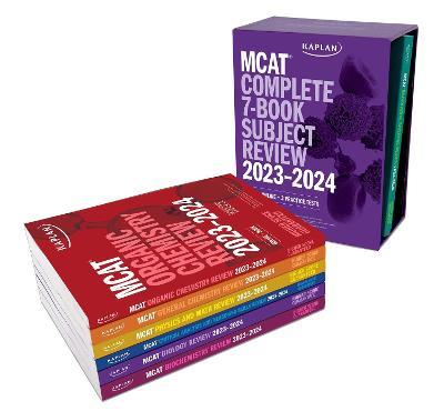 MCAT Complete 7-Book Subject Review 2023-2024, Set Includes Books, Online Prep, 3 Practice Tests - Kaplan Test Prep