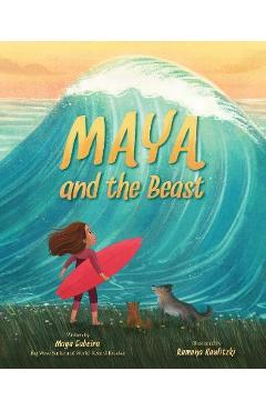 Coperta cărții 'Maya and the Beast - Maya Gabeira'