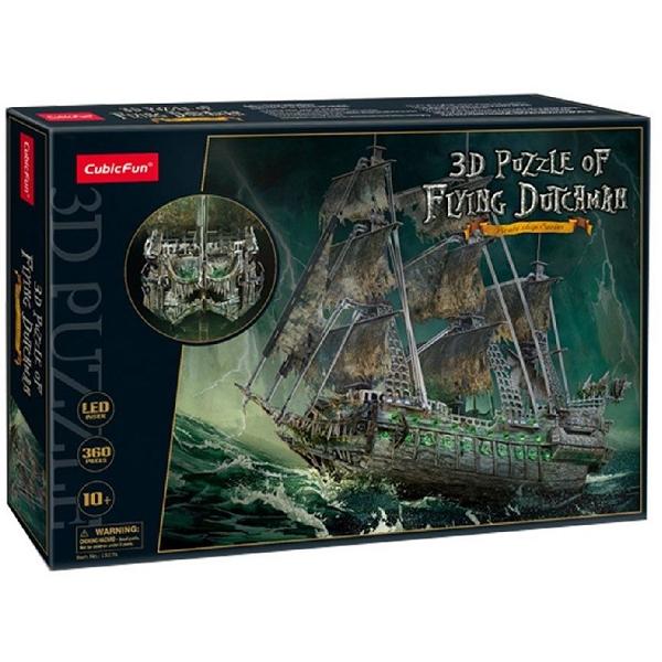 Puzzle 3D LED 360 piese. Flying Dutchman